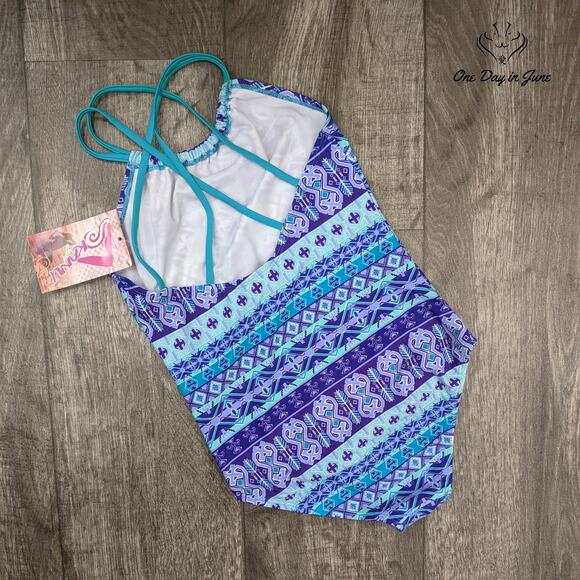 Kanu Surf Jasmine Beach One Piece Swimsuit Size 7 - Picture 3 of 3